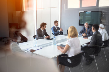 Working group at meeting