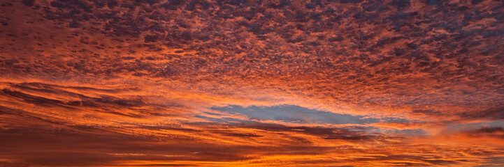 Fototapeta premium Beautiful red sunset