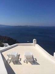 Fototapeta na wymiar Santorini Summer
