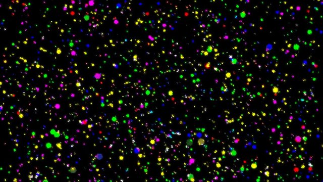 abstract 3d star burst galaxy particles flying seamless loopable space PNG+ALPHA animation background