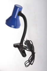 Table lamp, white table lamp, red, black, reading lamp with lampshade, golden incandescent lamp,...