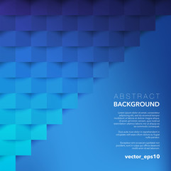 Abstract vector background. Blue geometric background. Use for wallpaper, template, brochure design. Vector illustration. Eps10.