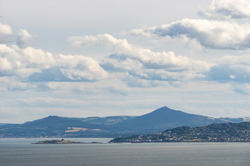 Dublin Bay and the Wicklow Mountains as Seen from Howth, Ireland