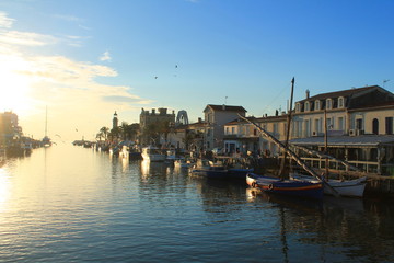 Grau du roi en Camargue, France