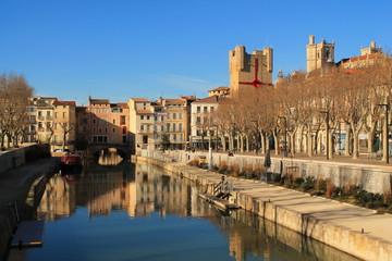 Canal de la Robine à Narbonne, France