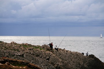 Fototapeta na wymiar fishermen