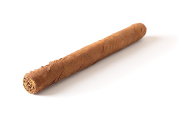 Cuban Cigar on white background