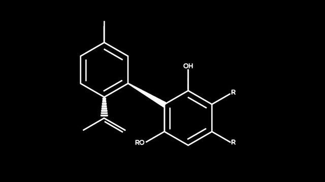 Cannabinoid CBD Compound of Medical marijuana