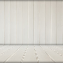 White wooden interior room texture,background.