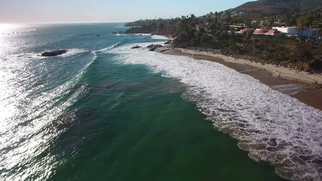 Laguna Beach Aerial 07 Surfers California Coast