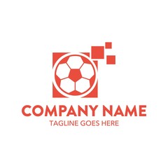 Obraz premium Soccer Unique Logo Template