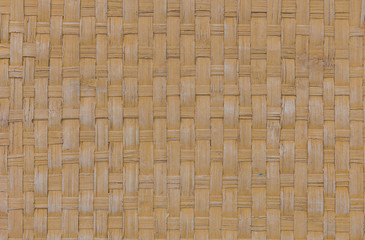 handcraft bamboo weave texture for background