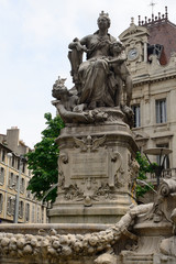 Fototapeta na wymiar Estrangin Fountain, Marseille, France