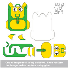 Paper kid game. Easy application for kids.