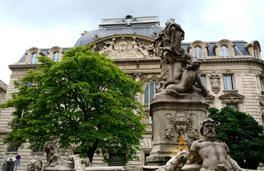 Obraz premium Estrangin Fountain, Marseille, France