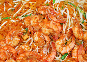 Shrimps Pad Thai, Thai Food