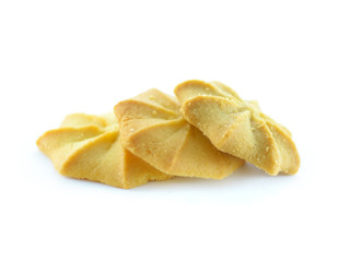 cookies on white background
