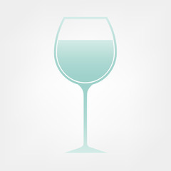 A glass of water