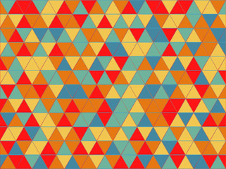 Fototapeta na wymiar triangle color pattern