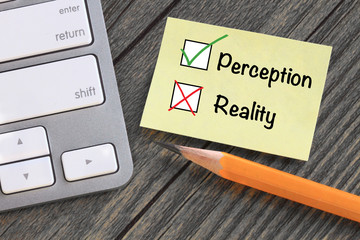 concept of perception versus reality