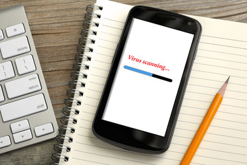 virus scan on mobile phone