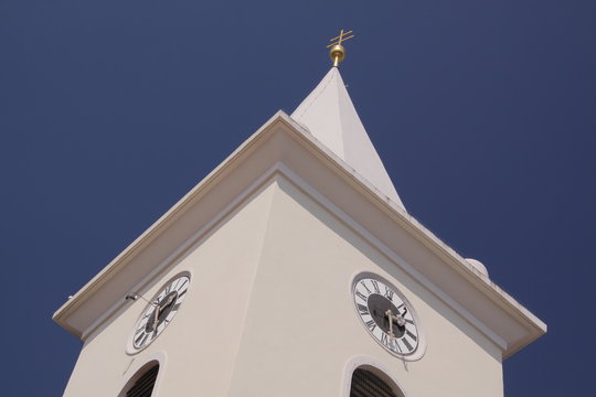 Detail der Kirche in Parndorf