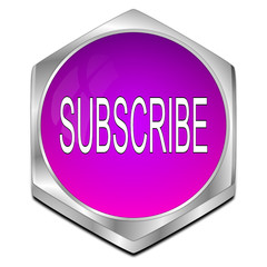 Subscribe Button - 3D illustration