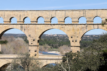 Pont du Gard
Aqueduc Romain d’Uzès à Nîmes