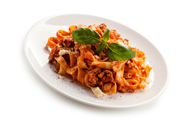 Pasta with tomato sauce