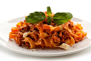 Pasta with tomato sauce