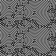Abstract background of vector organic irregular circular lines pattern
