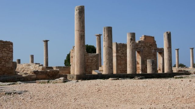 Ruins of the ancient Apollo Hylates sanctuary and temple, Cyprus
