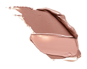 smear paint of cosmetic and beauty products