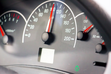 Photo of the speedometer for the background