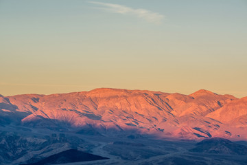 Fototapeta na wymiar Death Valley National Park - Zabriskie Point at sunrise
