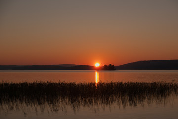 Sunrise, Lake P&auml;ij&auml;nne, Finland