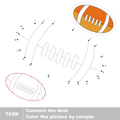 Vector numbers game for kid education.