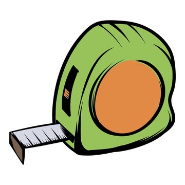 Tape Measure Icon Cartoon