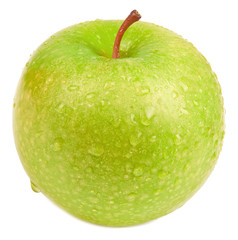 green apple isolated on white