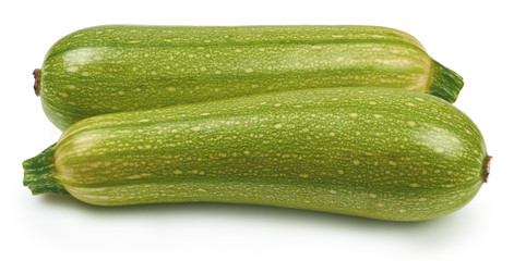 zucchini isolated on white background