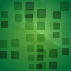 abstract background with green transparent rhombus light vector