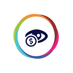 Abstract  Multicolor  App  Button