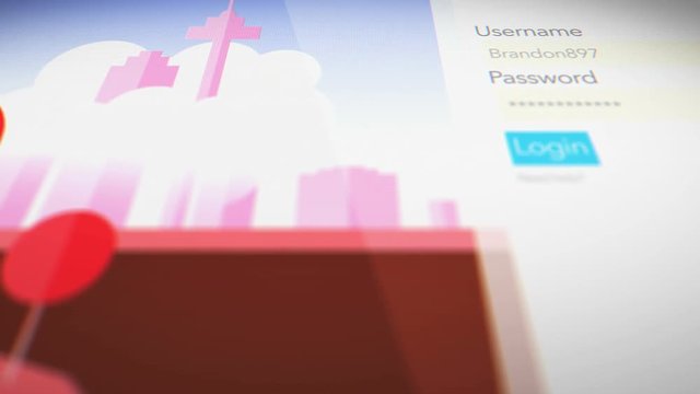 Generic Website with Generic Username and Password box