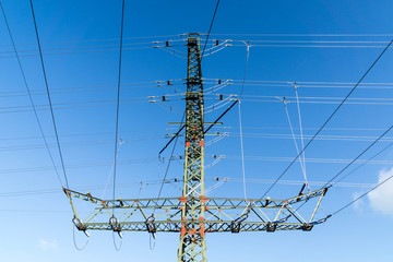 Hochspannungsleitung Strommast Freileitungsmast