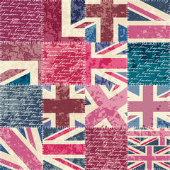 Fototapety  Vintage London pattern