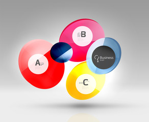 Vector circle infographics