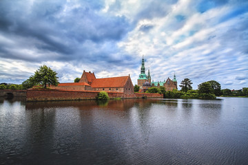 Frederiksborg castle in Hillerod, Denmark