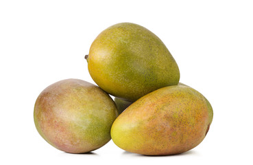 Group of fresh mango isolated