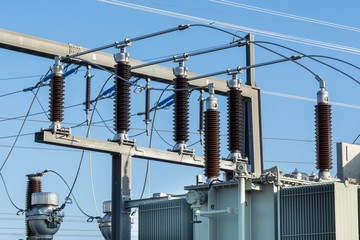 Hochspannung Umspannwerk Energieversorger
