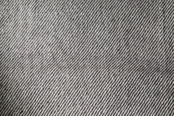 macro of woolen grey woven texture 